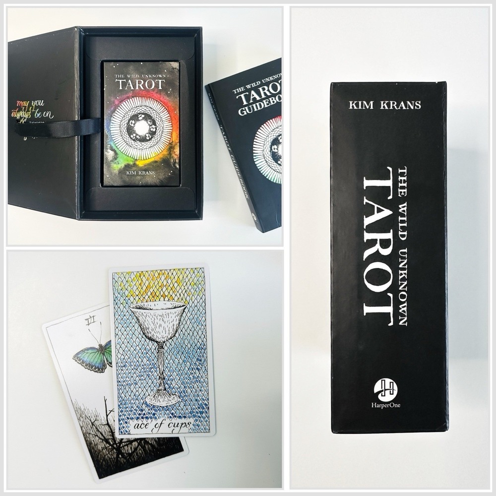 The Wild Unknown Tarot Deck by Kim Krans Complete w/ Guidebook Box Set Spiritual